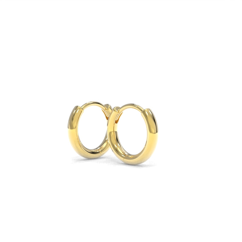 Solid Huggie Hoops