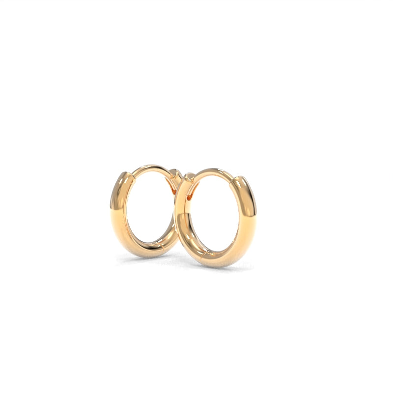 Solid Huggie Hoops