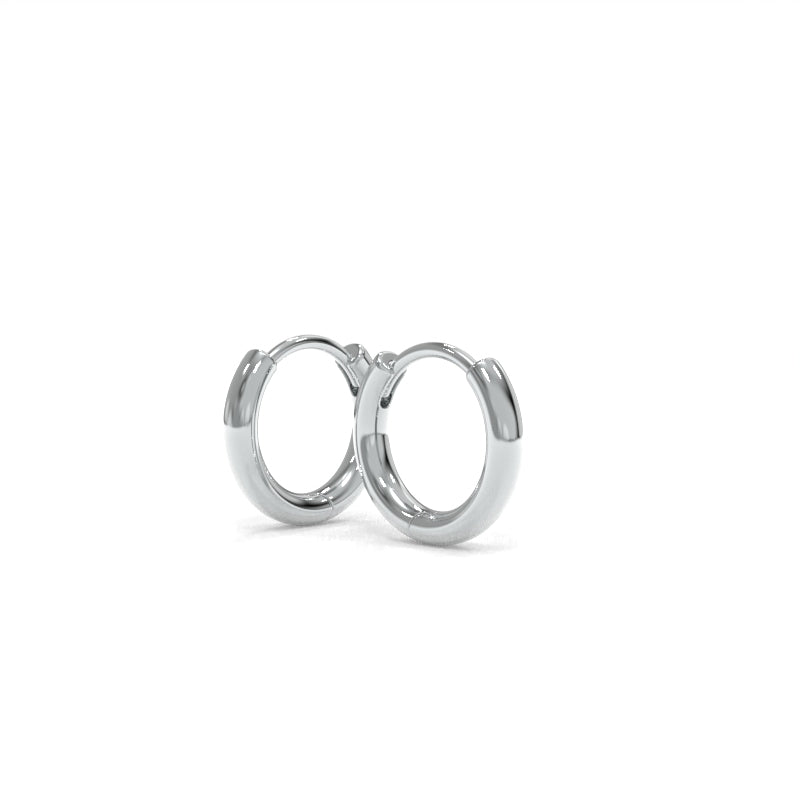 Solid Huggie Hoops