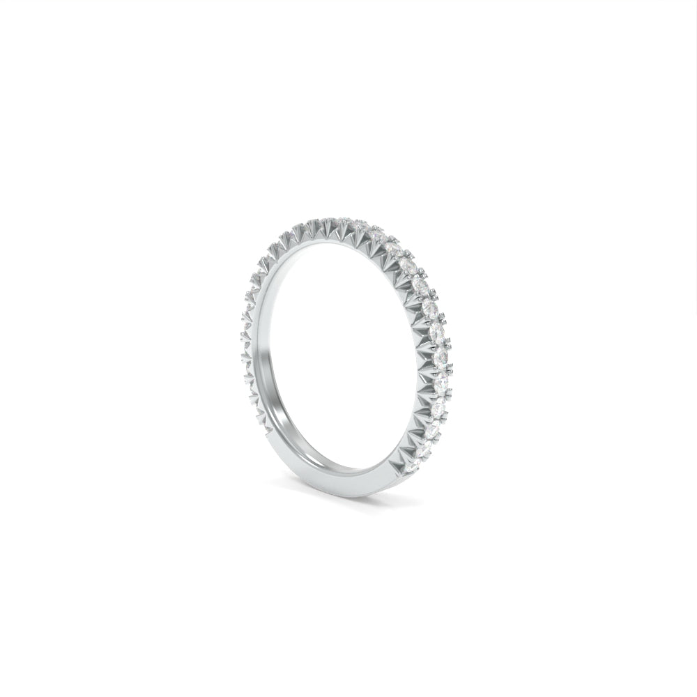 Stephanie Band - 18K White Gold