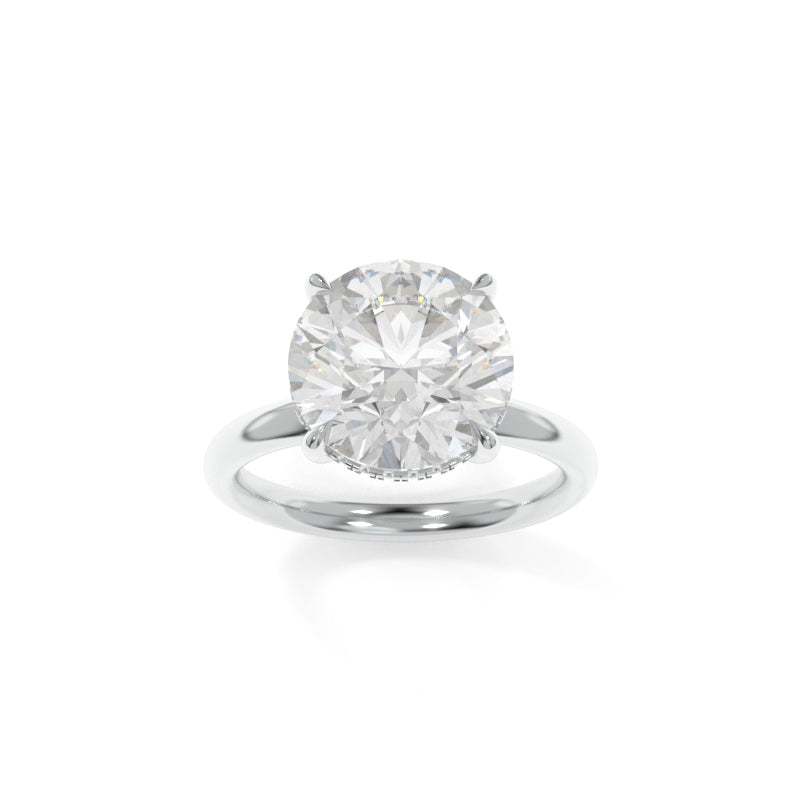 Taylor Modified Solitaire - 4.28ct F / VS1 Round Lab Grown Diamond
