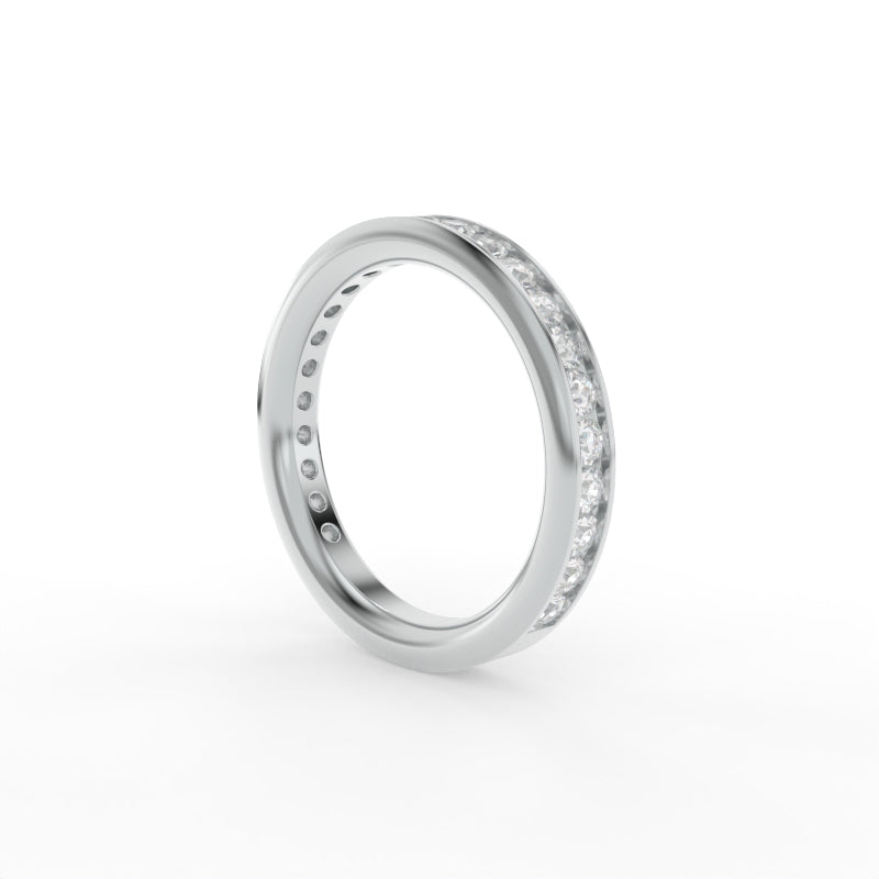 Parker 3/4 Band Lab Grown Diamond - Platinum