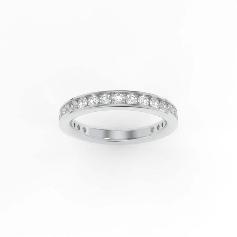 Parker 3/4 Band Lab Grown Diamond - Platinum