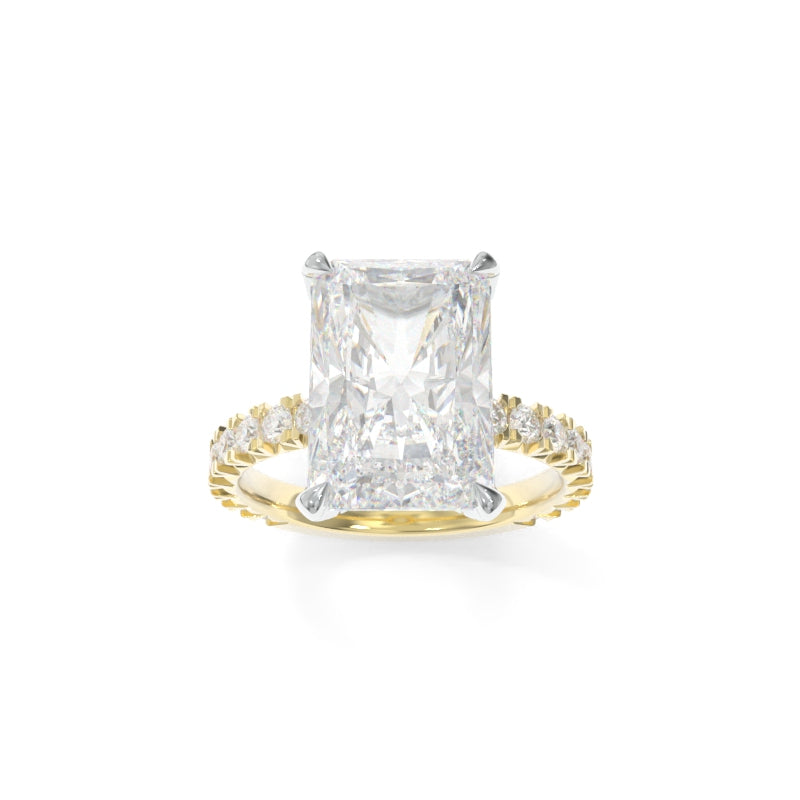 Selena Ring (JL's Version 2) - 5.05ct E VS1 Radiant Lab Grown Diamond