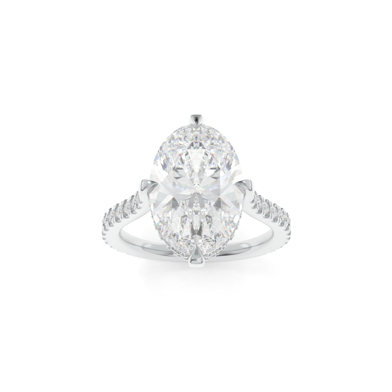 Emalyn Ring -  4.04ct D VVS2 Oval Lab Grown Diamond