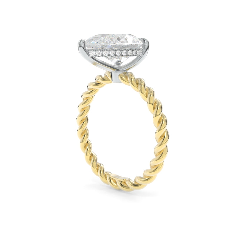 Camilla Solitaire - 3.52ct F VS1 Pear Shape Lab Grown Diamond