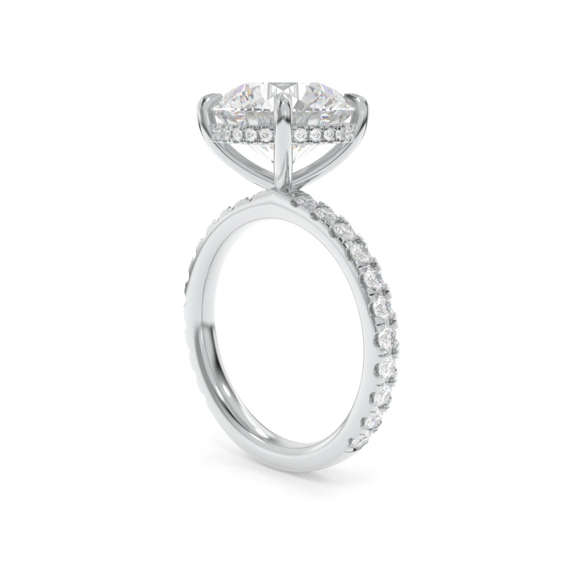 Taylor Ring - 4.28ct F VS1 Round Lab Grown Diamond