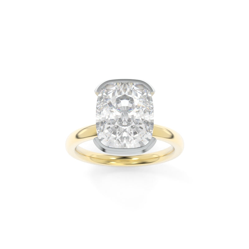 Alaniz Solitaire - 3.46ct G VS1 Cushion Cut Lab Grown Diamond