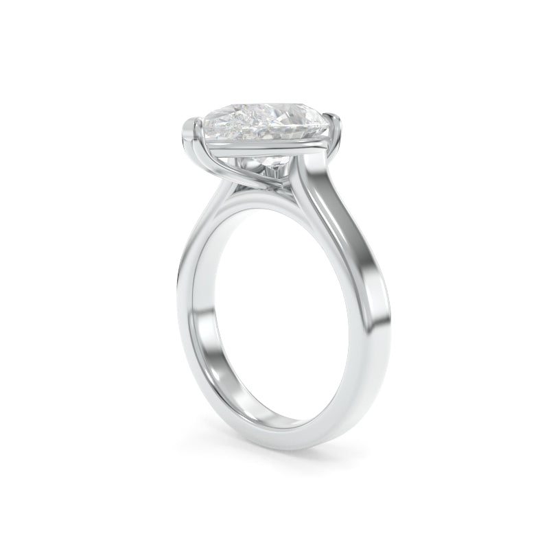 Sloan Solitaire - 3.01ct E VS1 Pear Lab Grown Diamond