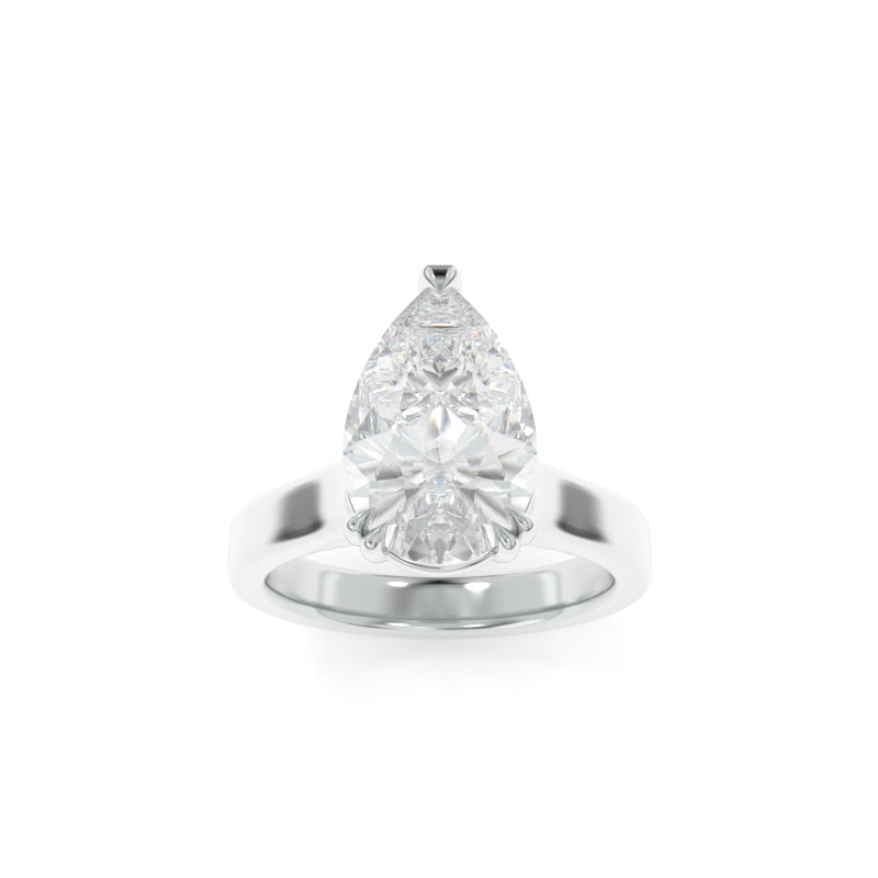 Sloan Solitaire - 3.01ct E VS1 Pear Lab Grown Diamond