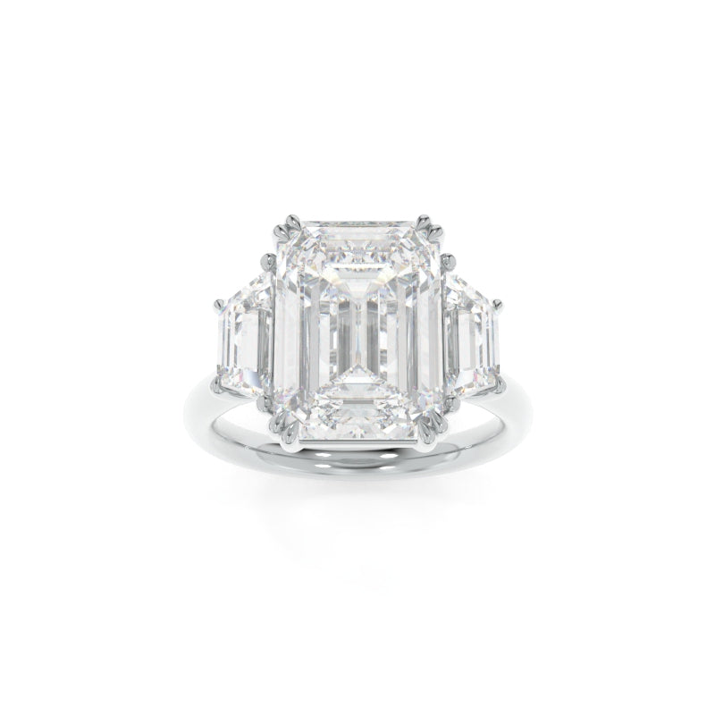 Blair Solitaire - 5.30ct E VS1 Emerald Lab Grown Diamond