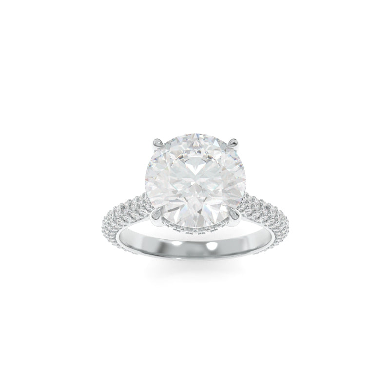 Vanessa Ring - 2.91ct E VS1 Round Brilliant Lab Grown Diamond