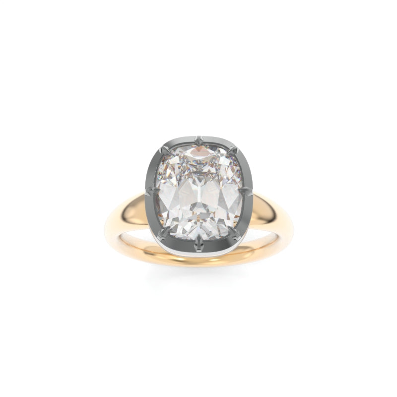 JL’s Colette V2 - 3.05ct J VS1 Antique Cushion Lab Grown Diamond