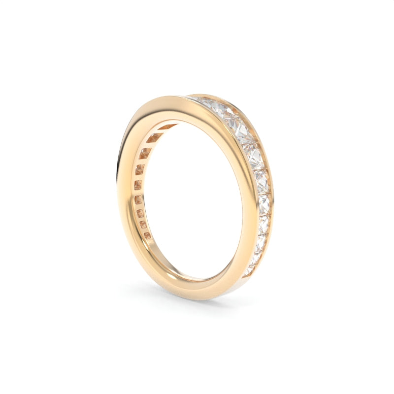 Aubrey Band Lab Grown Diamond - 18K Champagne Gold