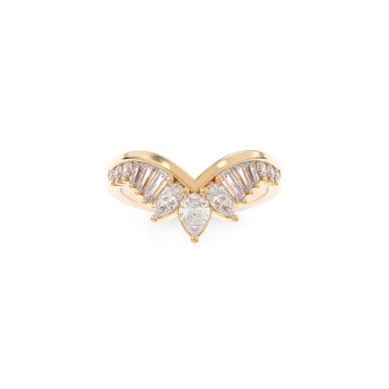 Xena Band - 18K Champagne Gold