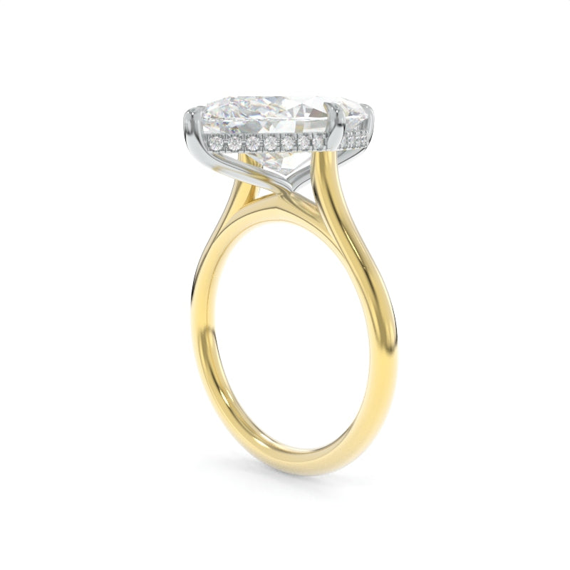 Elle Solitaire - 4.59ct F VS1 Marquise Lab Grown Diamond