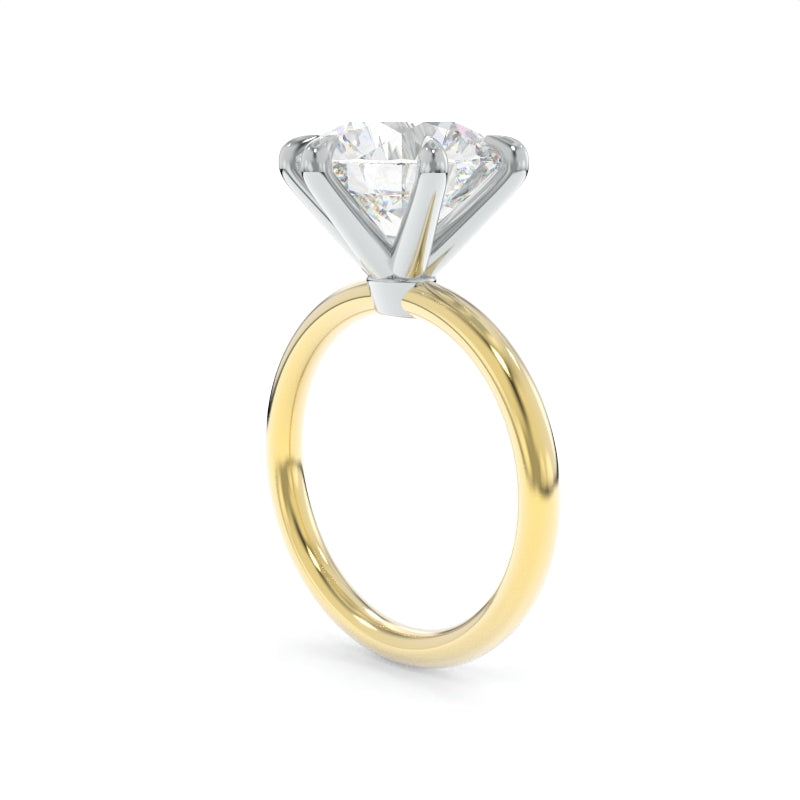 Jennie Solitaire - 4.54ct F VS1 Round Brilliant Lab Grown Diamond