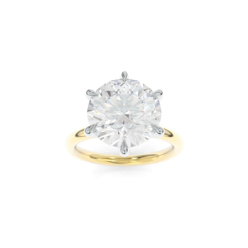 Jennie Solitaire - 4.54ct F VS1 Round Brilliant Lab Grown Diamond