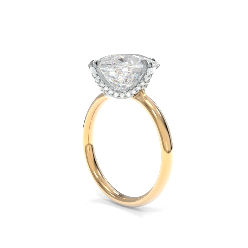 JL’s Selena Solitaire (Version 2) - 4.79ct E VVS2 Cushion Cut Lab Grown Diamond