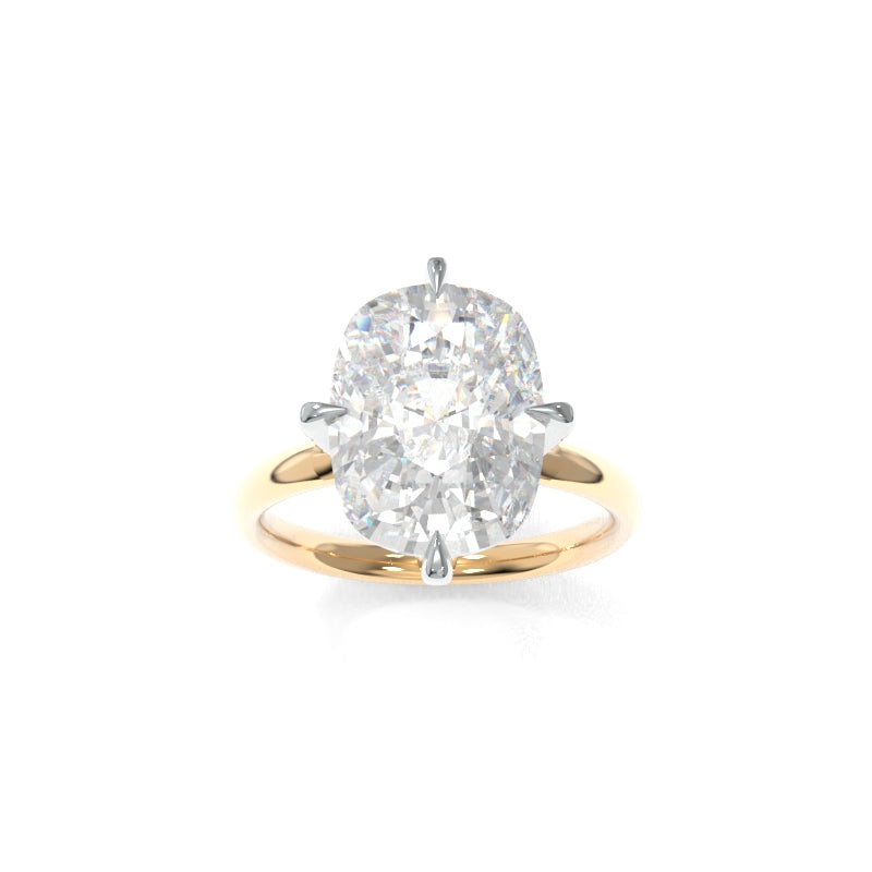 JL’s Selena Solitaire (Version 2) - 4.79ct E VVS2 Cushion Cut Lab Grown Diamond