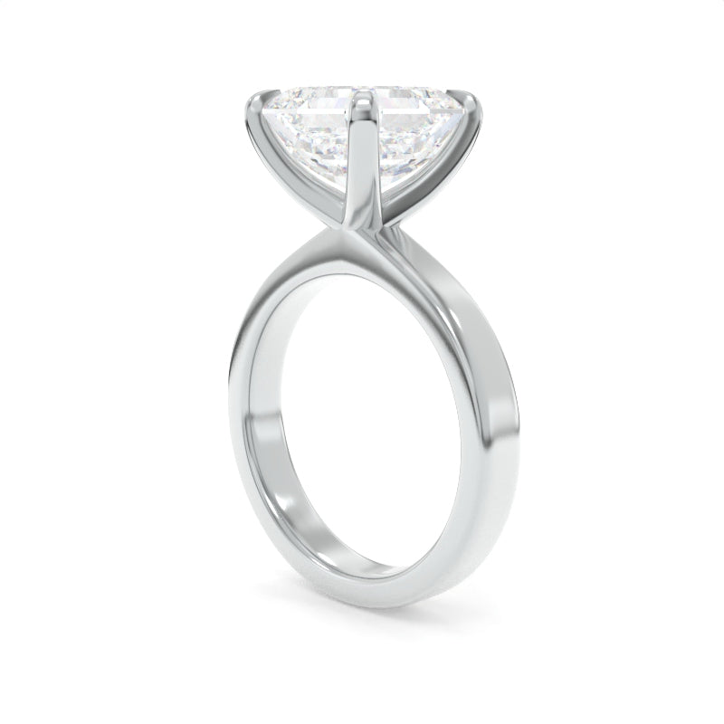 Simone Solitaire - 4.59ct E VS1 Asscher Cut Lab Grown Diamond