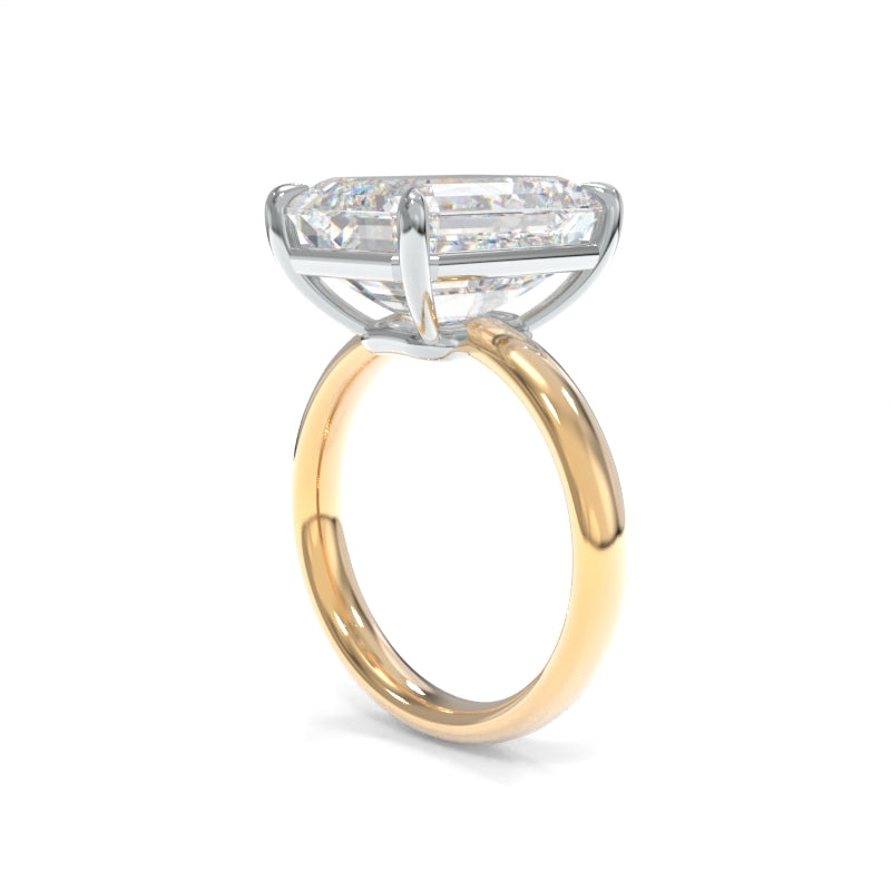 Sinclair Solitaire - 8.07ct F VVS2 Emerald Cut Lab Grown Diamond