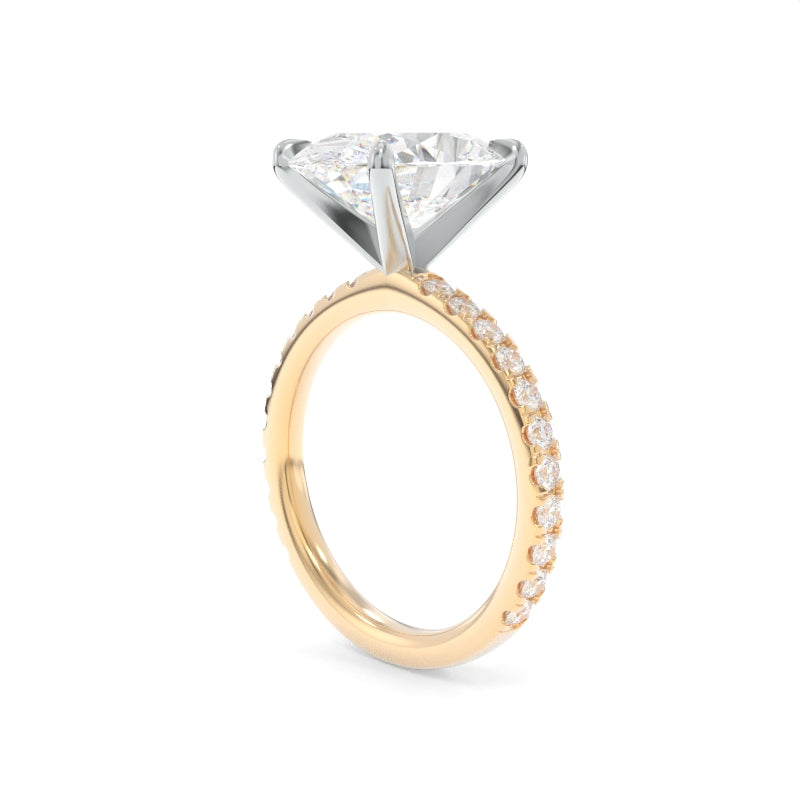 Tara Ring - 3.76ct E VS1 Oval Lab Grown Diamond