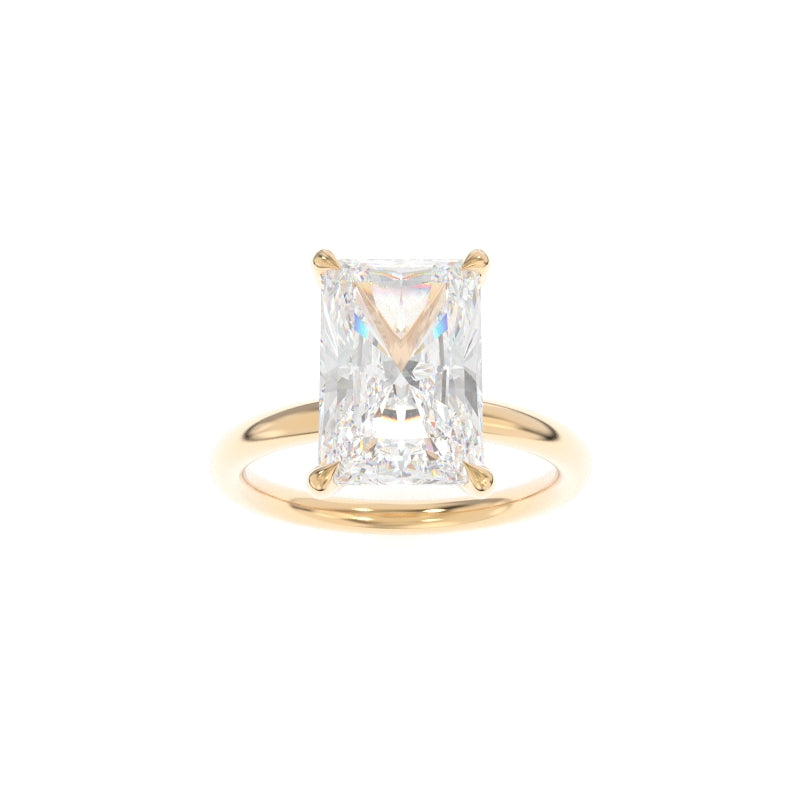 Tara Solitaire - 3.11ct E VS1 Radiant Lab Grown Diamond