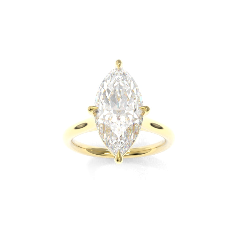 Elle Solitaire Modified - 3.03ct D VS1 Marquise Lab Grown Diamond