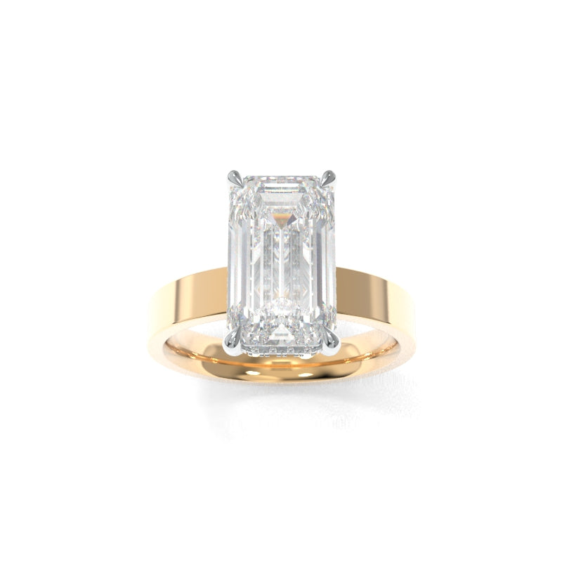 Taylor Solitaire Modified- 4.20ct. D VS1 Emerald Cut Lab Grown Diamond