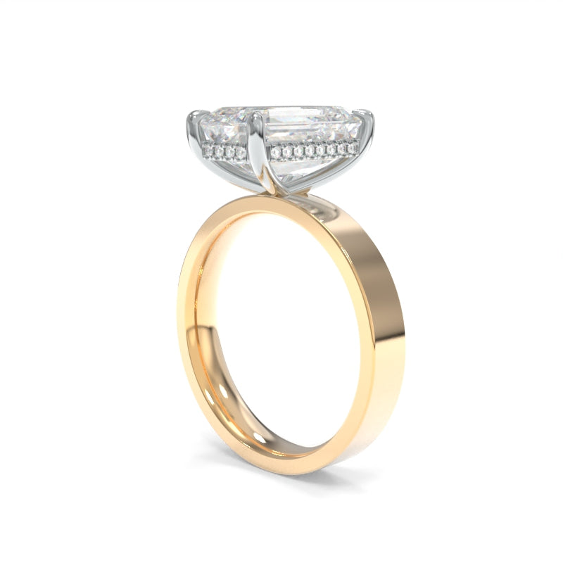 Taylor Solitaire Modified- 4.20ct. D VS1 Emerald Cut Lab Grown Diamond