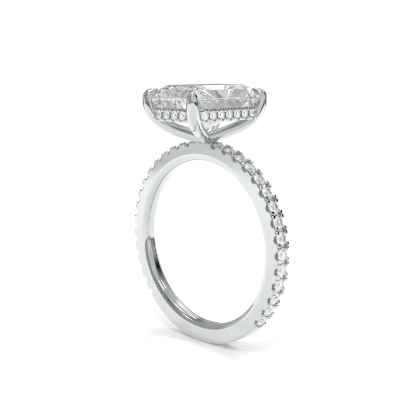 Taylor Ring - 2.51ct E VS1 Radiant Lab Grown Diamond