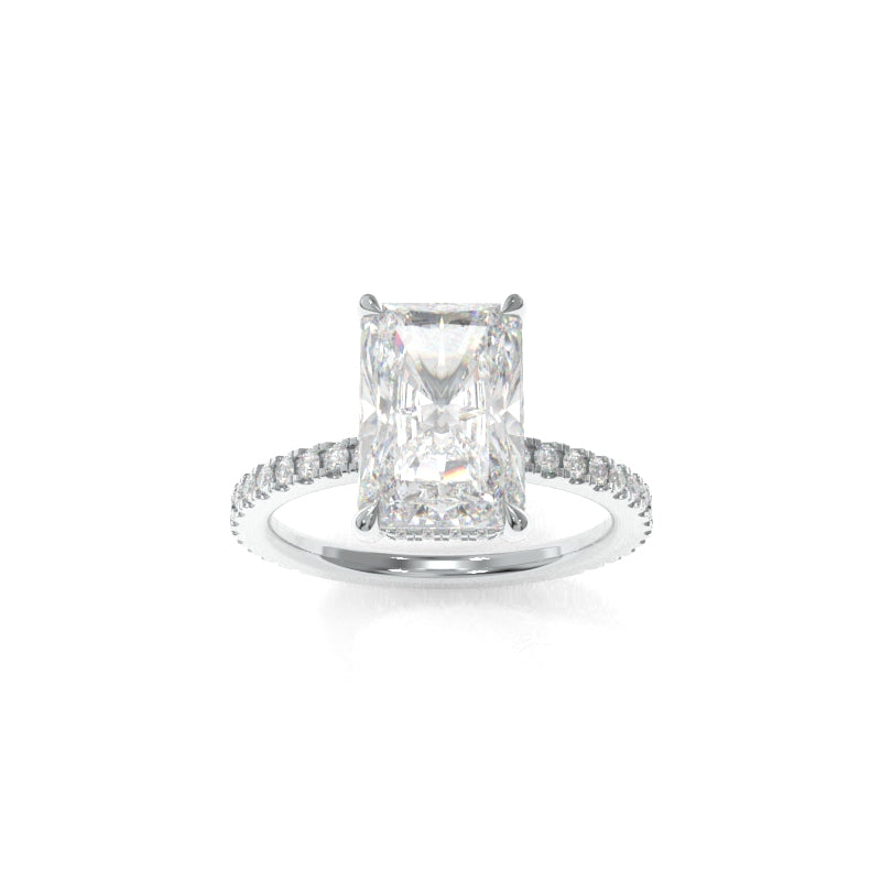 Taylor Ring - 2.51ct E VS1 Radiant Lab Grown Diamond