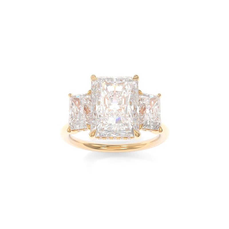 Taylor Three Stone Solitaire Radiant