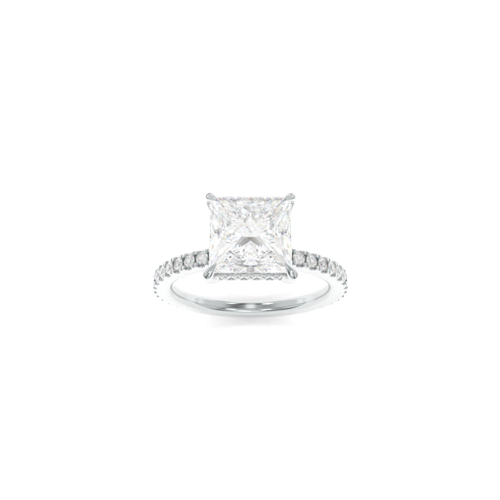Taylor Ring - 6.5mm Princess TTG Moissanite