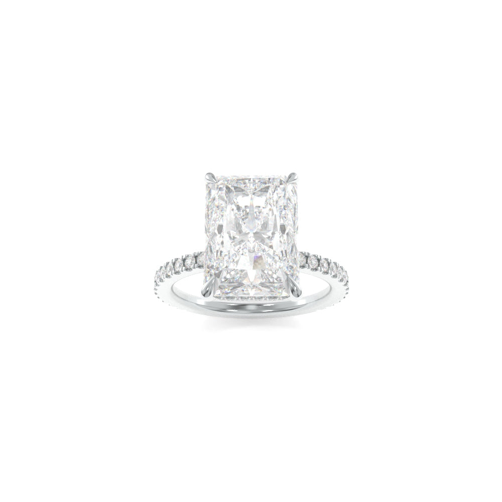 Taylor Ring - 9.5x7.5mm Radiant TTG Moissanite