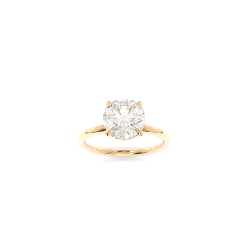 Taylor Solitaire - 7mm Round H&amp;A TTG Moissanite