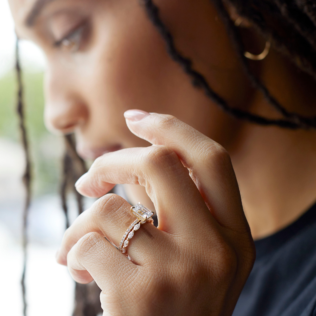Amelia Petite Band Lab Grown Diamond