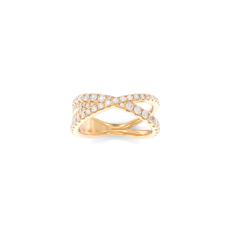 VOW Diamond Band - 18K Champagne Gold