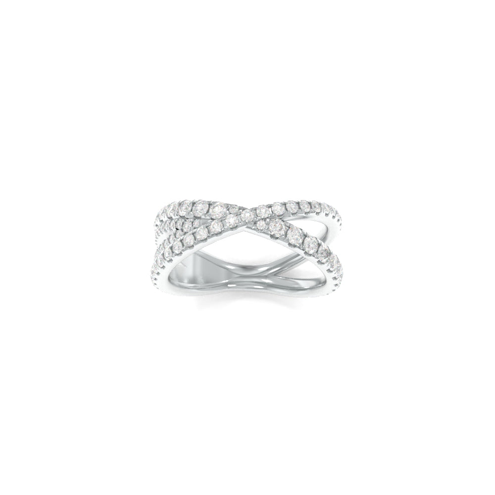 VOW Diamond Band - 18K White Gold