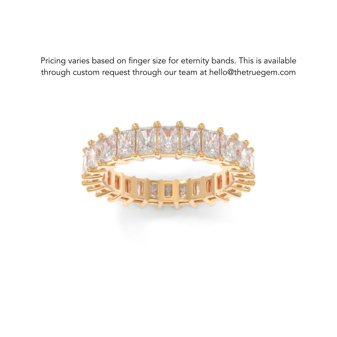Maya Petite Band Radiant Lab Grown Diamond
