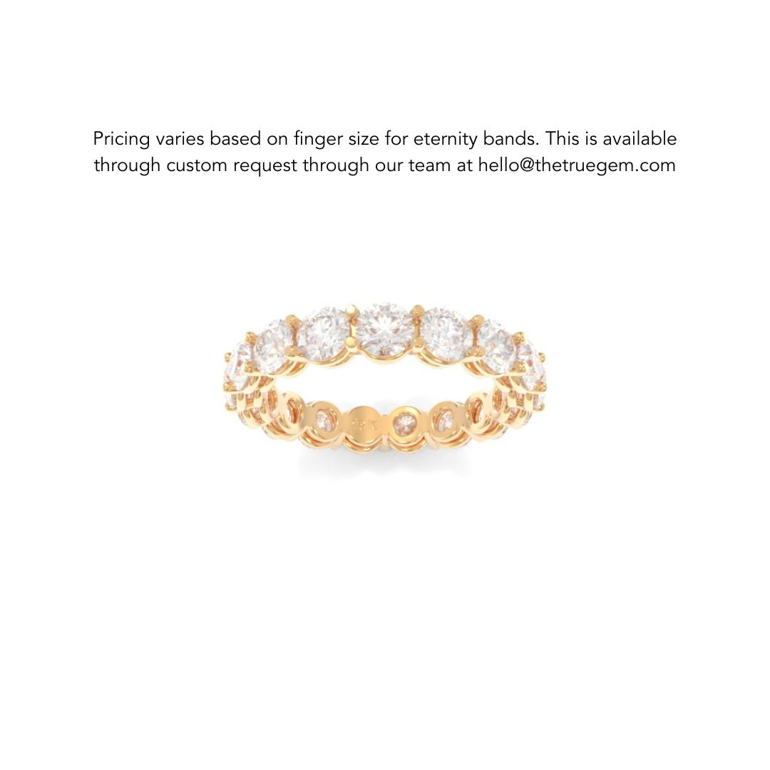 Maya Round Band Lab Grown Diamond