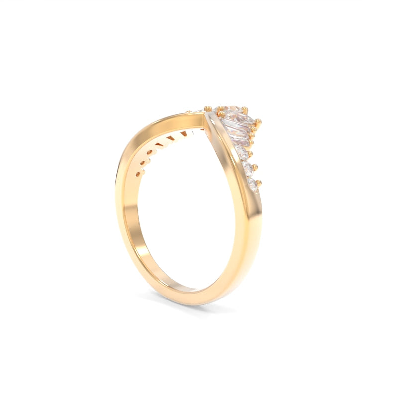 Xena Band - 18K Champagne Gold