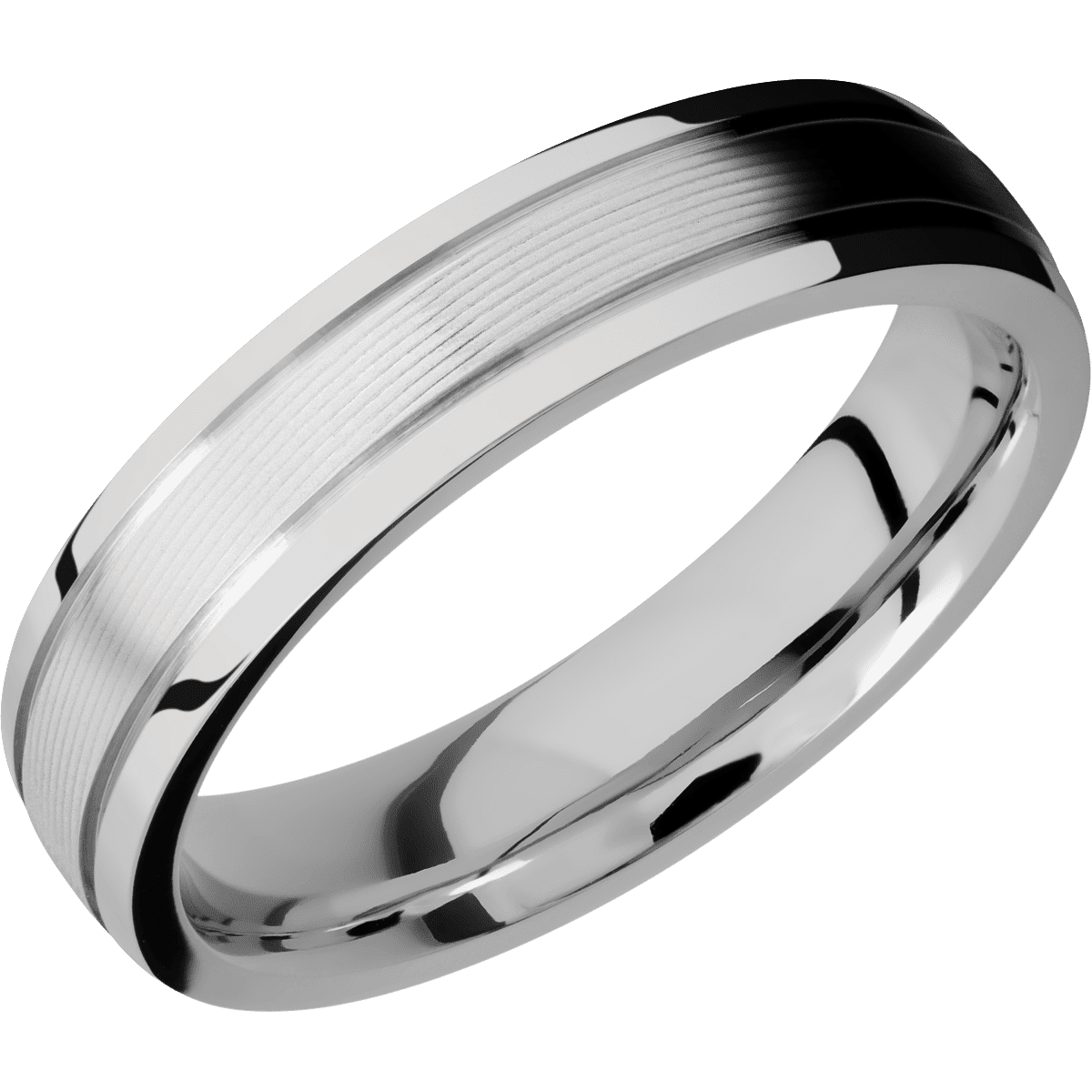 Palladium Silver + Machine , Polish Finish