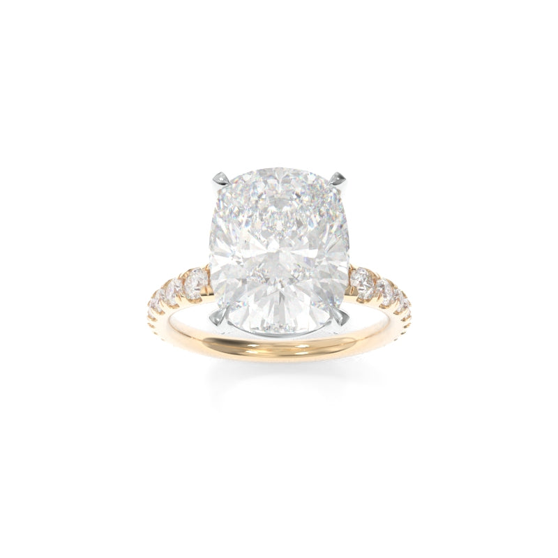 Holland Ring - 5.03ct E VS2 Cushion Lab Grown Diamond