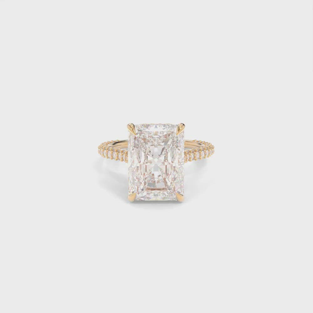 Vanessa Ring - 1.62ct G VS1 Radiant Lab Grown Diamond
