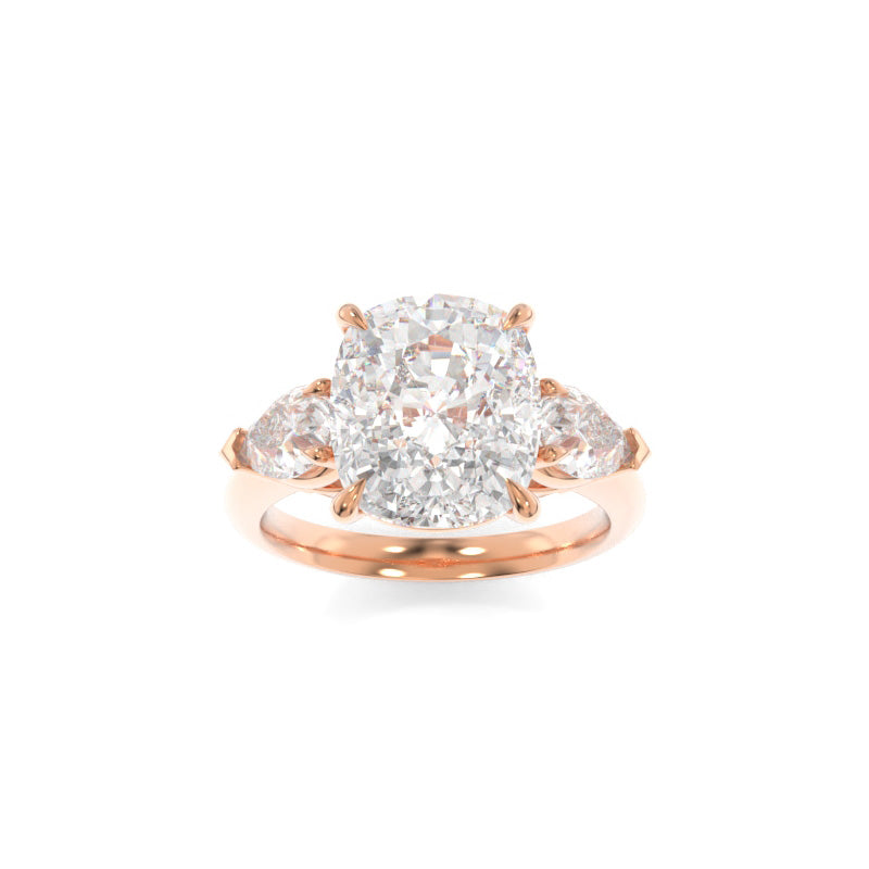 Charlotte Solitaire Elongated Cushion