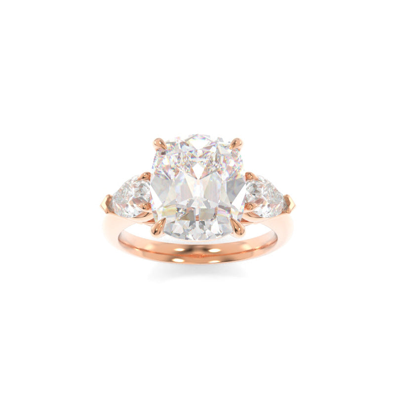 Charlotte Solitaire Old Mine Cushion