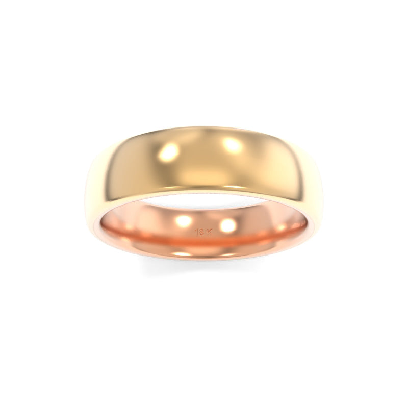 Classic Two-Tone Band 6.00mm