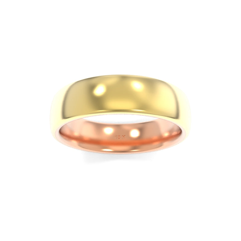 Classic Two-Tone Band 6.00mm